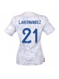 Frankreich Lucas Hernandez #21 Auswärtstrikot für Frauen WM 2022 Kurzarm